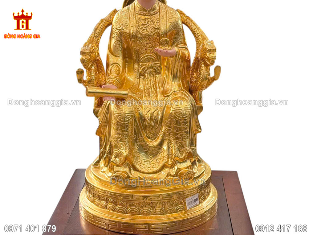 Tượng được đúc từ nguyên liệu đồng cao cấp nhập khẩu